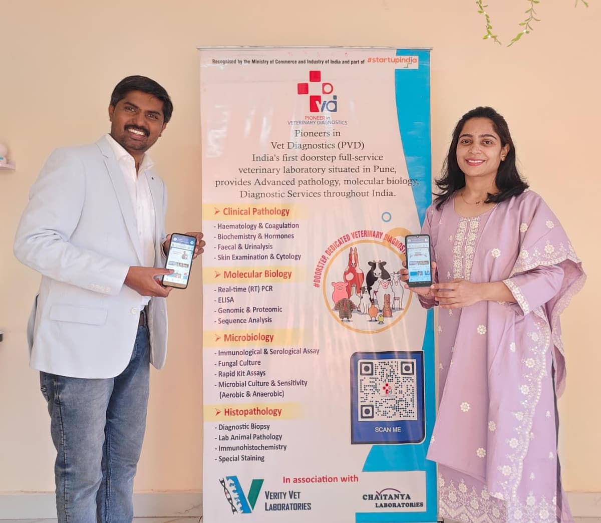 PVD Founders - Pragati Pandey and Vishwajeet Narwade